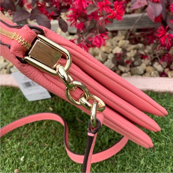 New Kate Spade Coral Crossbody Leather Bag - Picture 5 of 7